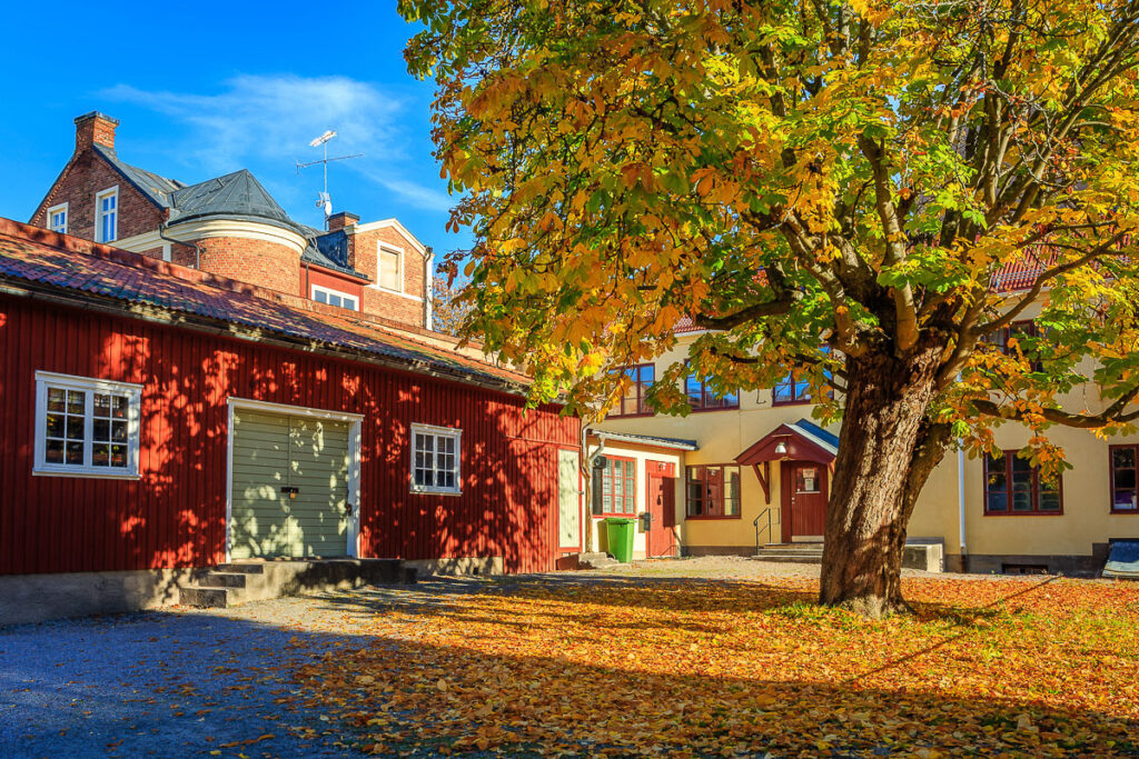 Bakgård i Arvika